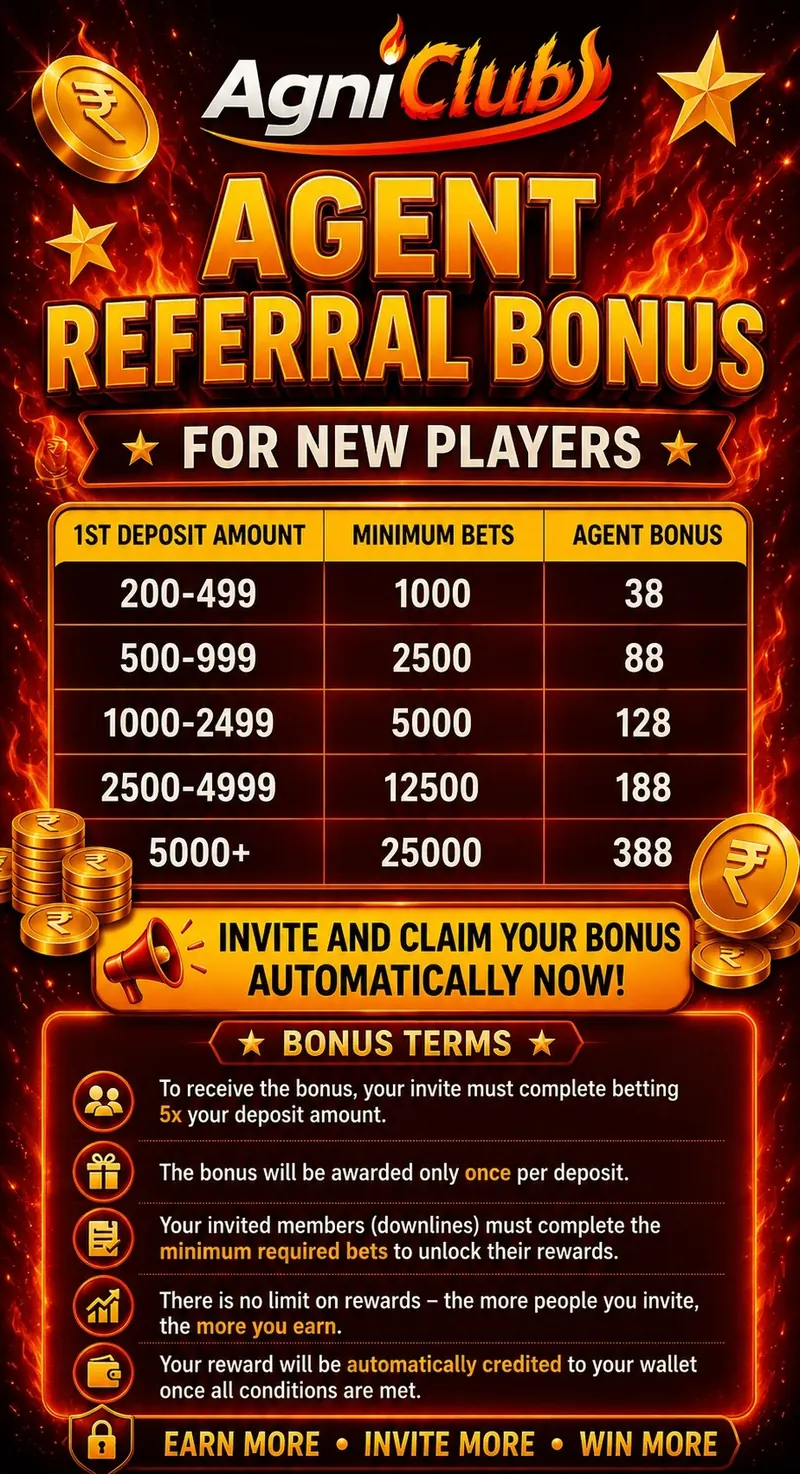 Agni Club referral super bonus